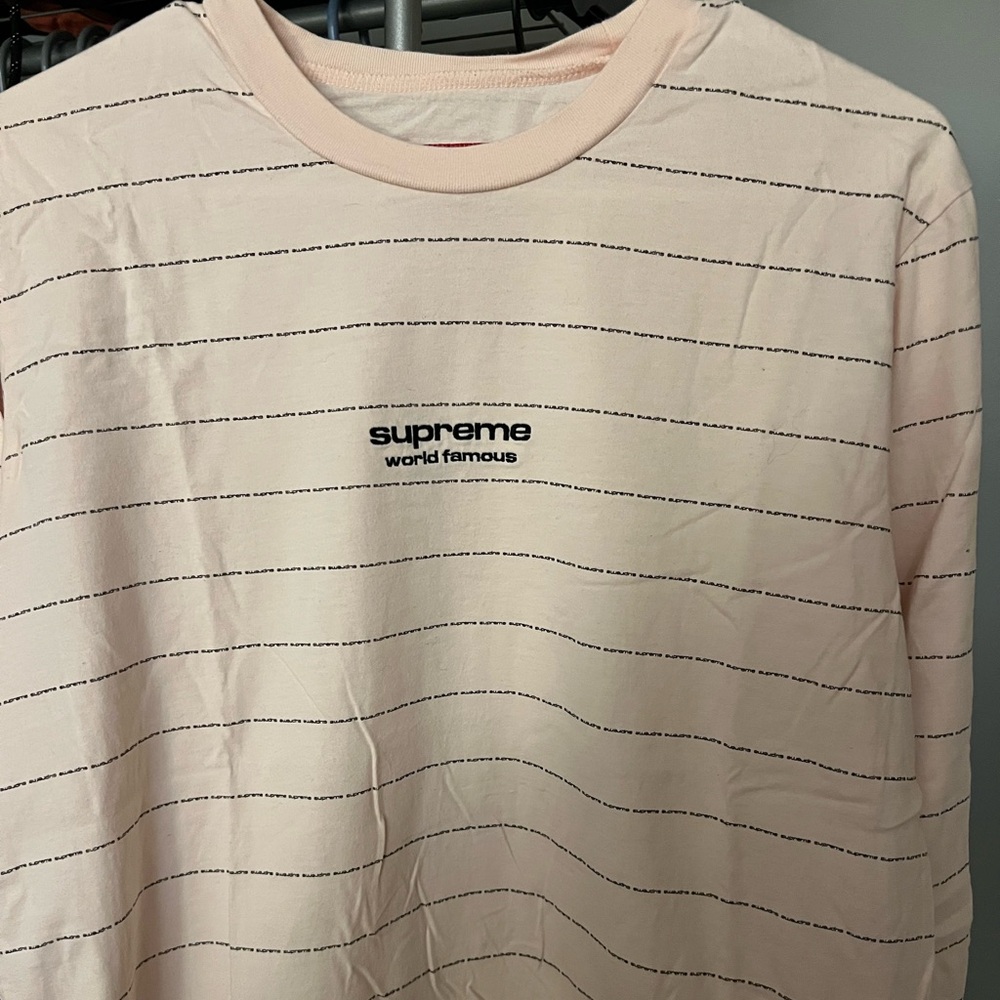 Supreme longsleeve in light pink